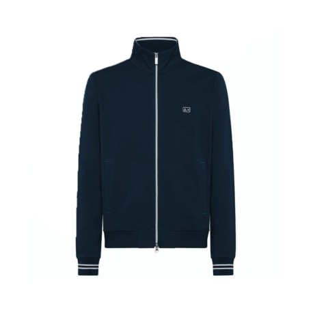 Navy Sun Giacche Sun 68 Felpa Con Cerniera Piquet Blu Uomo