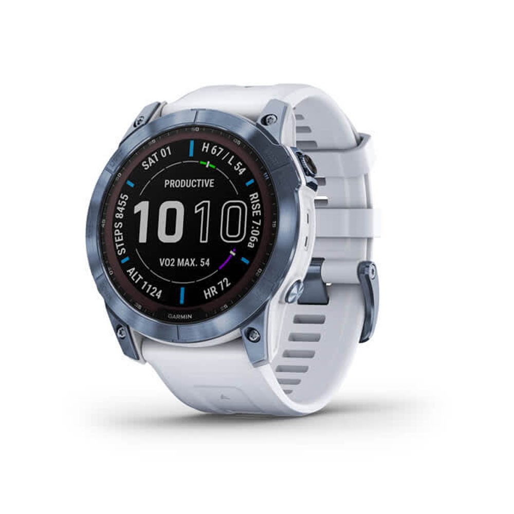 Garmin Fenix 7X Sapphire Mineral Blue Ti/Whitstone TU