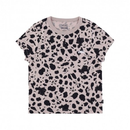 Vans T-Shirt Fantasia Bianco Donna