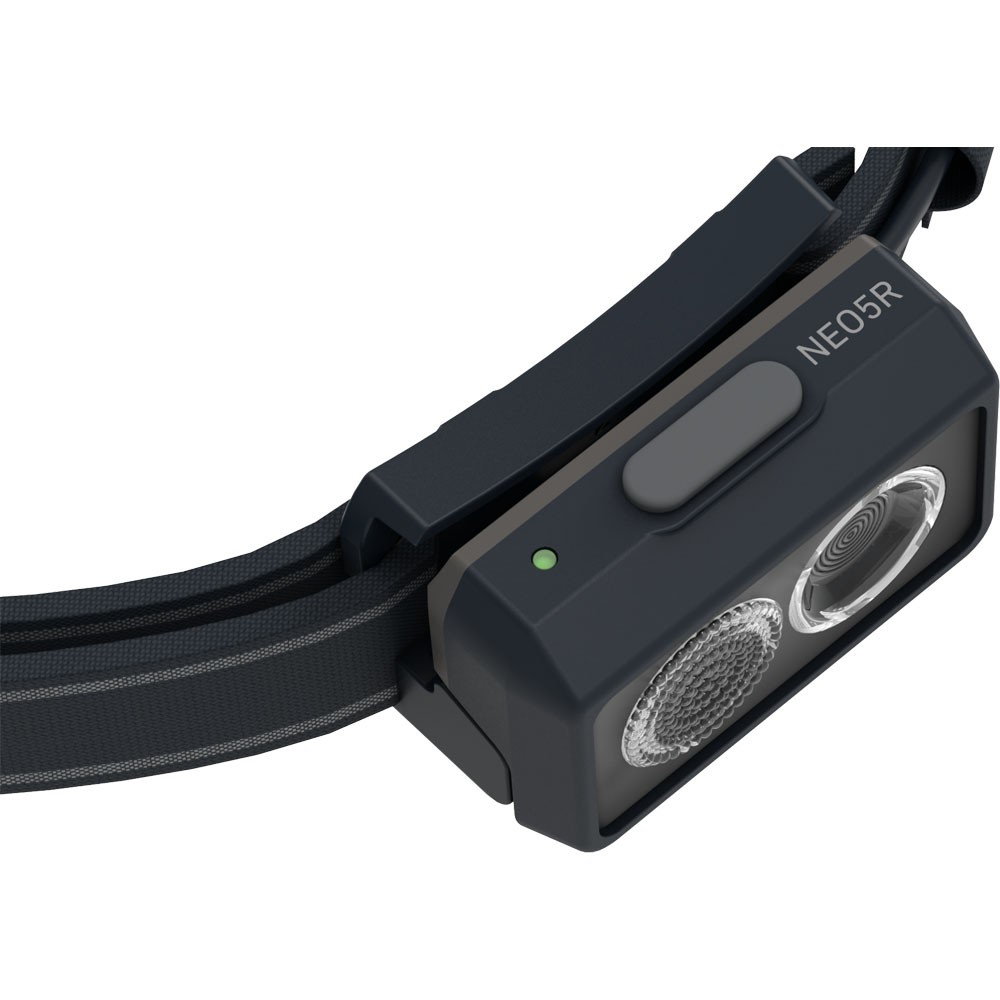 Torcia frontale LED e COB (nero, ABS, 104g) come gadget personalizzati su