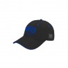 Imma Cappellino Sr Inter Ricamo+Patch Nero Azzurro Uomo