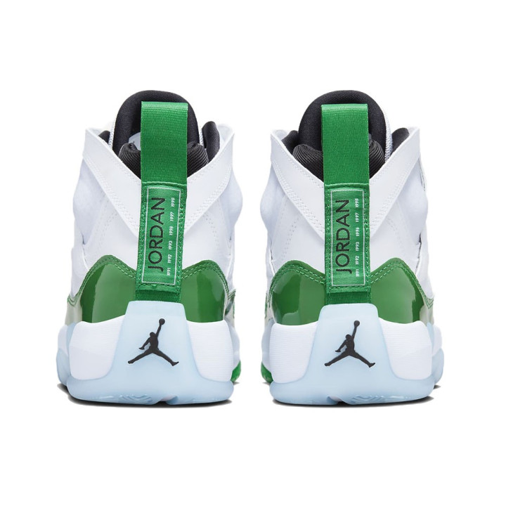 Nike Jumpman Two Trey Bianco Verde - Scarpe Basket Uomo