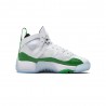 Nike Jumpman Two Trey Bianco Verde - Scarpe Basket Bambino