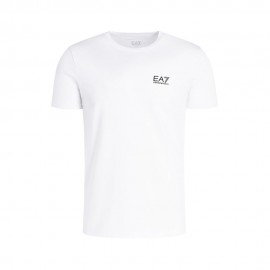 Ea7 T-Shirt Mare Logo Bianco Uomo