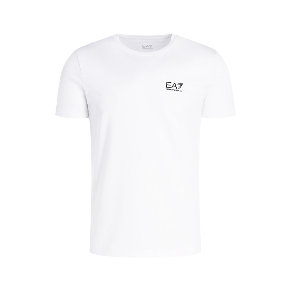 Image of Ea7 T-Shirt Mare Logo Bianco Uomo S