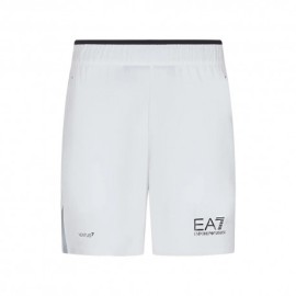 Ea7 Pantaloncini Tennis Bianco Uomo