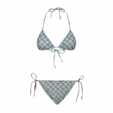 Seay Bikini Set Rev. Palila-Alohi Verde Rosa Donna
