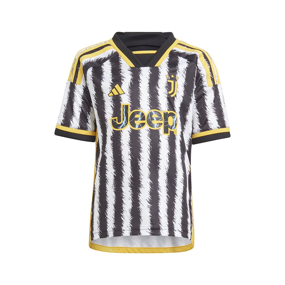 Adidas Completo Calcio Neonato Minikit Juve Home 23/24 Nero Bianco