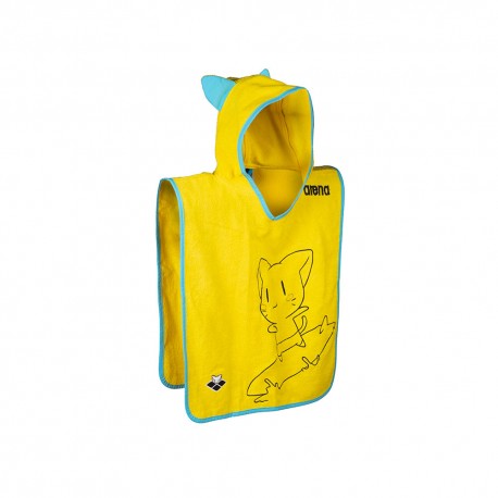 Arena Accappatoio Poncho Neonato Friends Giallo Turchese Bambino