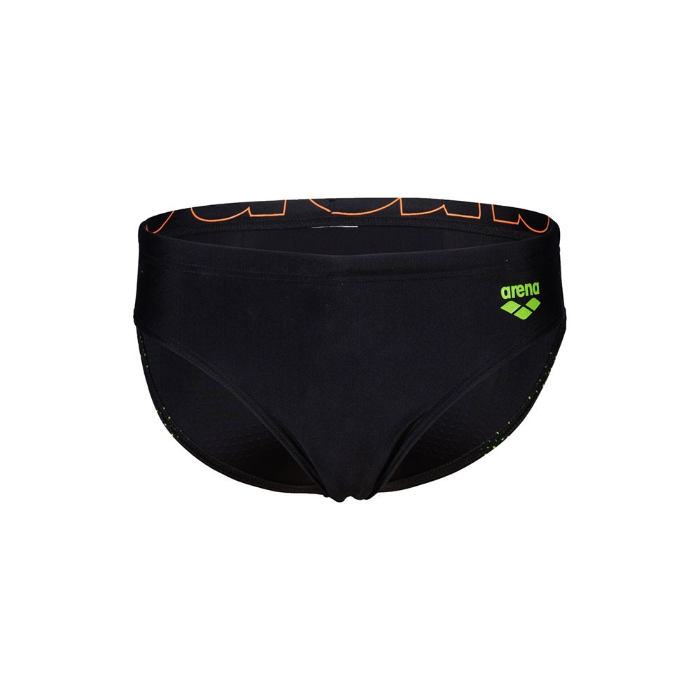 Arena Costume Intero Piscina Slip Graphic 2 Nero Verde Bambino 8-9 Anni