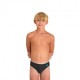 Arena Costume Intero Piscina Slip Graphic Nero Turchese Bambino