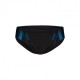 Arena Costume Intero Piscina Slip Graphic Nero Turchese Uomo