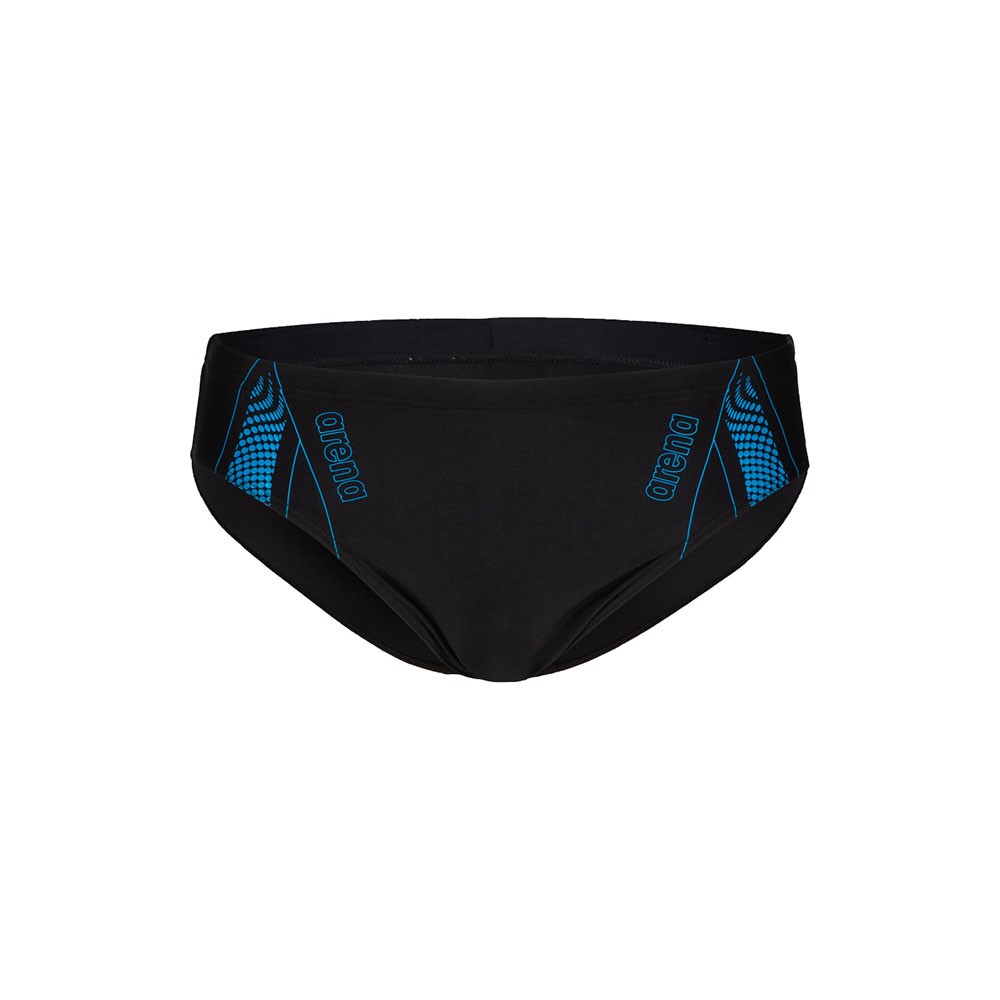 Arena Costume Intero Piscina Slip Graphic Nero Turchese Uomo 52