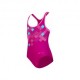 Hot Stuff Costume Intero Piscina Blanca Viola Fucsia Bambina