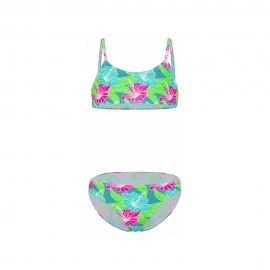 Hot Stuff Costume Intero Piscina Due Pezzi Melania Multicolore Bambina