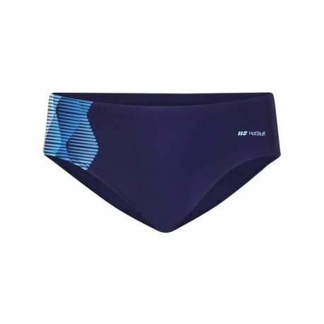 Hot Stuff Costume Intero Piscina Slip Odeon Navy Azzurro Uomo