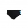 Speedo Costume Intero Piscina Slip Boom Logo Nero Adriatic Bambino