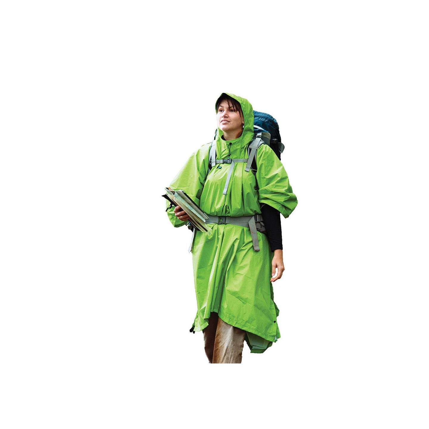 Sea To Summit Unisex Verde Giacca Impermeabile, Poncho Di Telo, (Taglia Unica) - Immagine 2