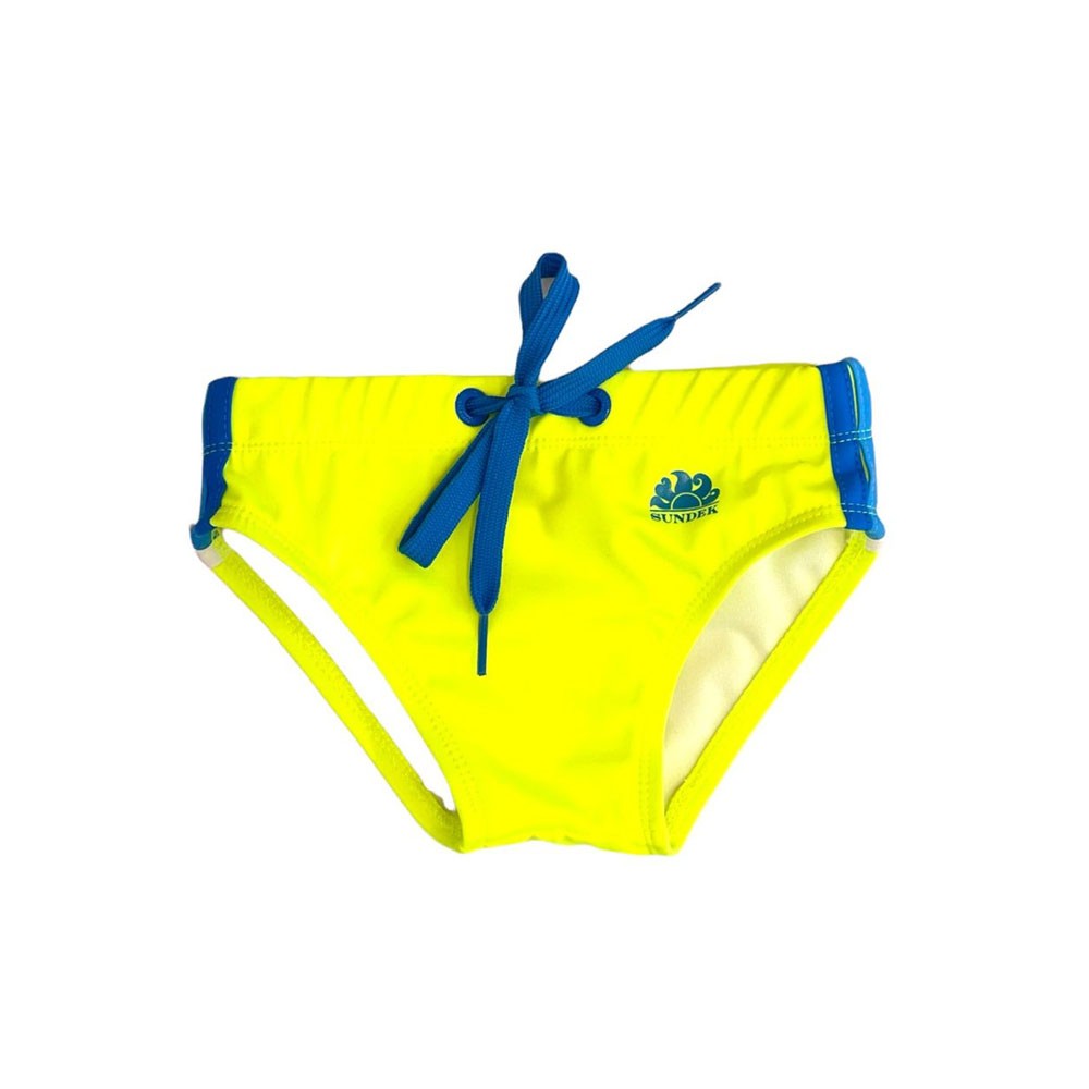 Image of Sundek Costume Slip Mini Diwalter Giallo Bambino 8 Anni