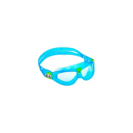 Aqua Sphere Maschera Nuoto Seal Kid 2 Clear Lens Blue Bambino