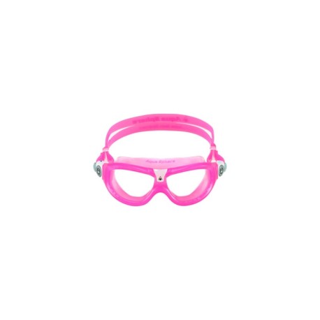 Aqua Sphere Maschera Nuoto Seal Kid 2 Clear Lens Rosa Bambino