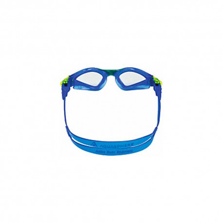 Aqua Sphere Occhialini Nuoto Kayenne Clear Lens Blue Bambino