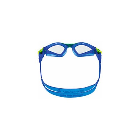 Aqua Sphere Occhialini Nuoto Kayenne Clear Lens Blue Bambino