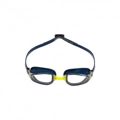 Aqua Sphere Occhialini Nuoto Sr Fastlane Clear Lens Navy Giallo Uomo