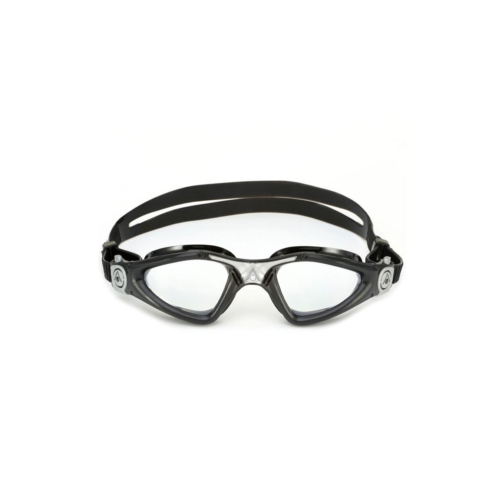 Aqua Sphere Occhialini Nuoto Sr Kayenne Clear Lens Nero Argento Uomo TU