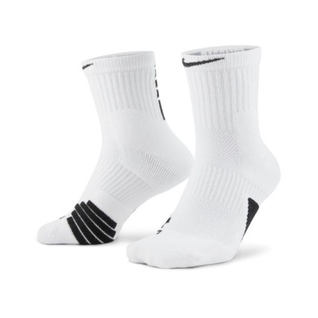 Nike Calze Basket Elite Mid Bianco