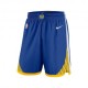 Nike Pantaloncini Basket Nba Warriors Icon Blu Giallo Uomo