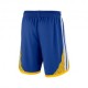 Nike Pantaloncini Basket Nba Warriors Icon Blu Giallo Uomo