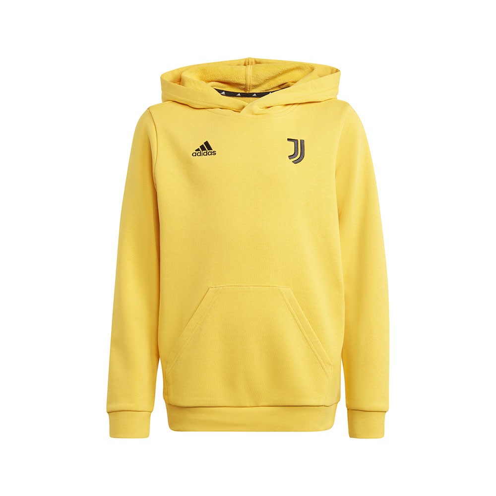 ADIDAS Felpa Calcio Con Cappuccio Juve Giallo Nero Bambino 15-16 A