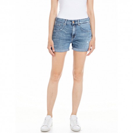 Replay Shorts Blu Jeans Donna