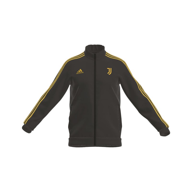 Adidas Felpa Calcio Juve Dna Full Zip Nero Giallo Uomo Acquista