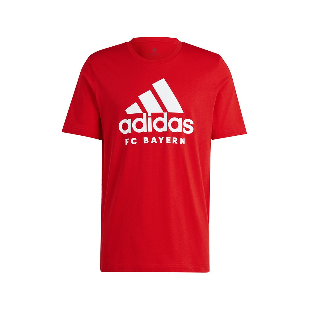 Image of ADIDAS Maglia Maniche Corte Bayern Dna Gr Rosso Bianco Uomo L