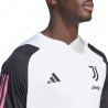 Adidas Maglia Maniche Corte Juve Training Bianco Nero Uomo