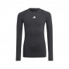 Adidas Maglia Maniche Lunghe Tech Fit Nero Bambino