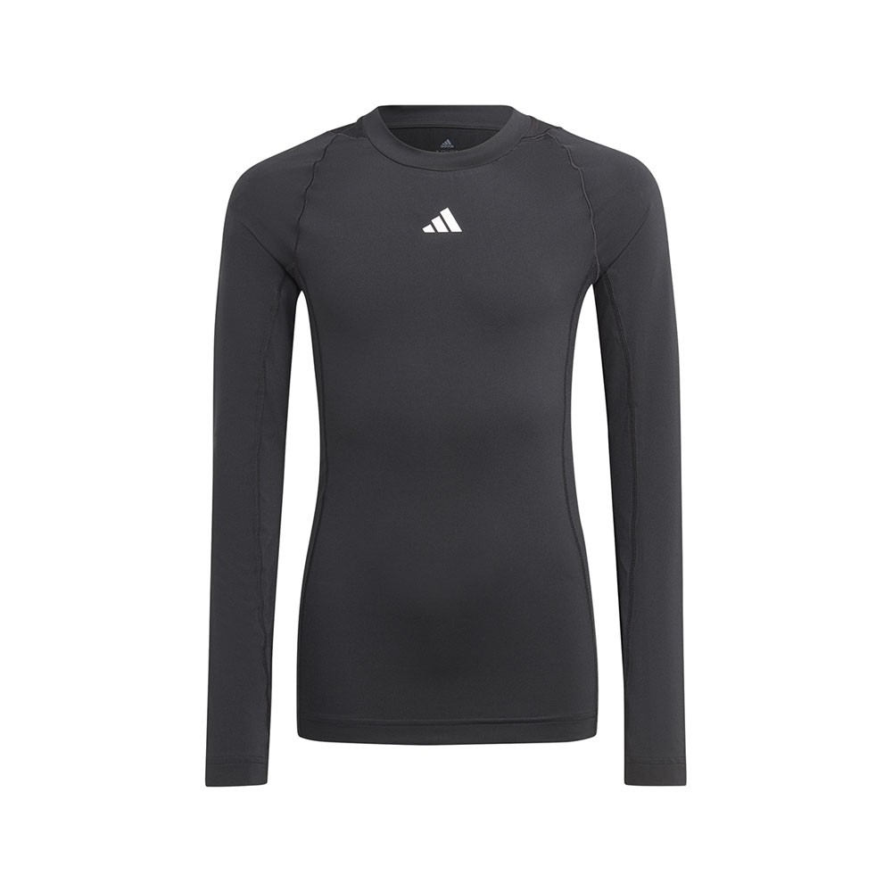 ADIDAS Maglia Maniche Lunghe Tech Fit Nero Bambino 9-10 Anni