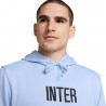 Nike Felpa Calcio Con Cappuccio Inter Club Azzurro Nero Uomo