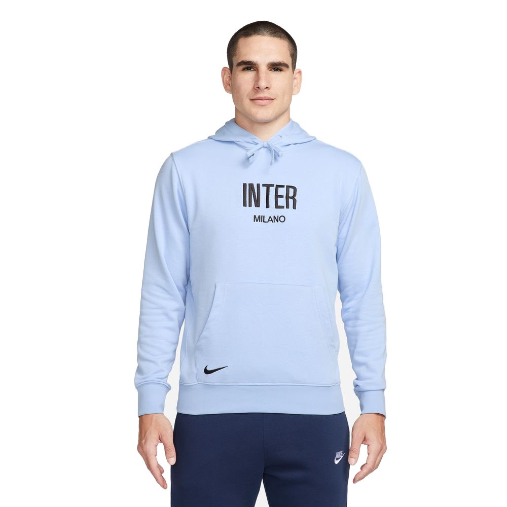 Image of Nike Felpa Calcio Con Cappuccio Inter Club Azzurro Nero Uomo XXL