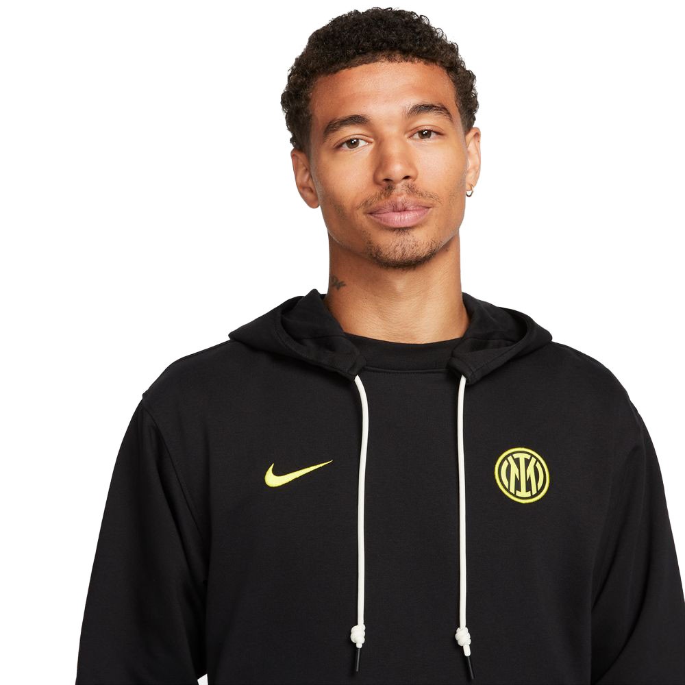 Nike Felpa Calcio Con Cappuccio Inter Issue Nero Giallo Uomo - Acquista  online su Sportland