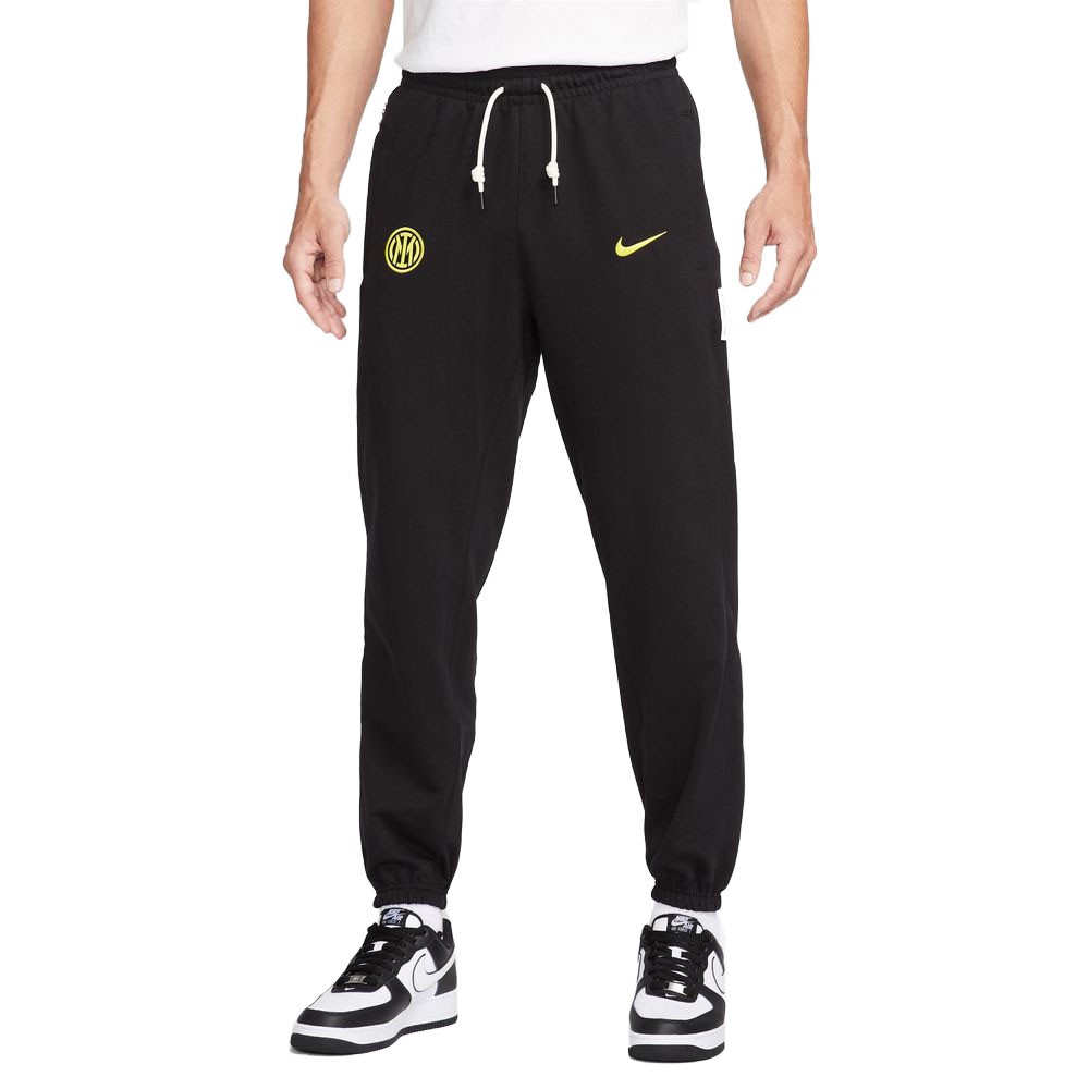 Nike Pantaloni Allenamento Calcio Inter Issue Nero Giallo Uomo L