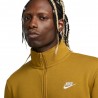 Nike Felpa Con Zip Club Moro Uomo