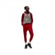 Nike Pantaloni Con Polsino Logo Jordan Rosso Uomo