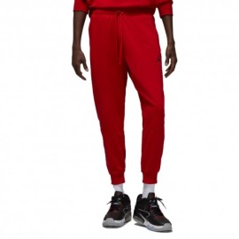 Nike Pantaloni Con Polsino Logo Jordan Rosso Uomo