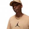 Nike T-Shirt Jordan Logo Beige Uomo