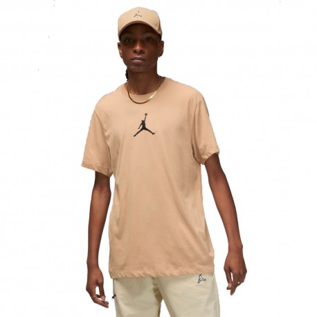 Nike T-Shirt Jordan Logo Beige Uomo