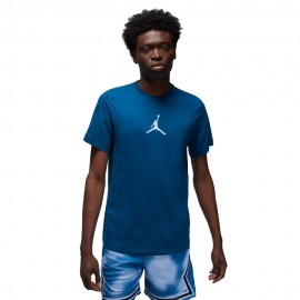 Nike T-Shirt Jordan Logo Blu Uomo