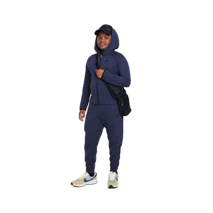 Nike Pantaloni Con Polsino Tech F Blu Bambino